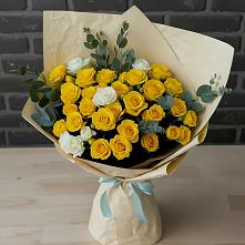 Букет цветов из:  Розы #REPLACE_PRED# Шабровском