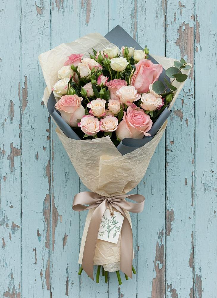 Букет цветов из: Розы в Шабровском