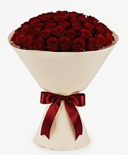 Букет 101 Бордовая роза Блэк Бакарра в Шабровском