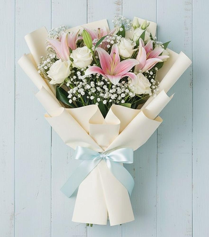 Букет цветов из: Лилии в Шабровском