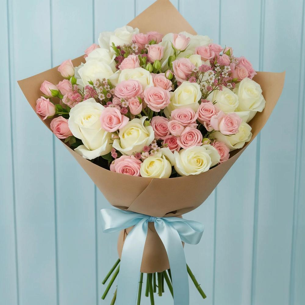 Букет цветов из: Розы в Шабровском