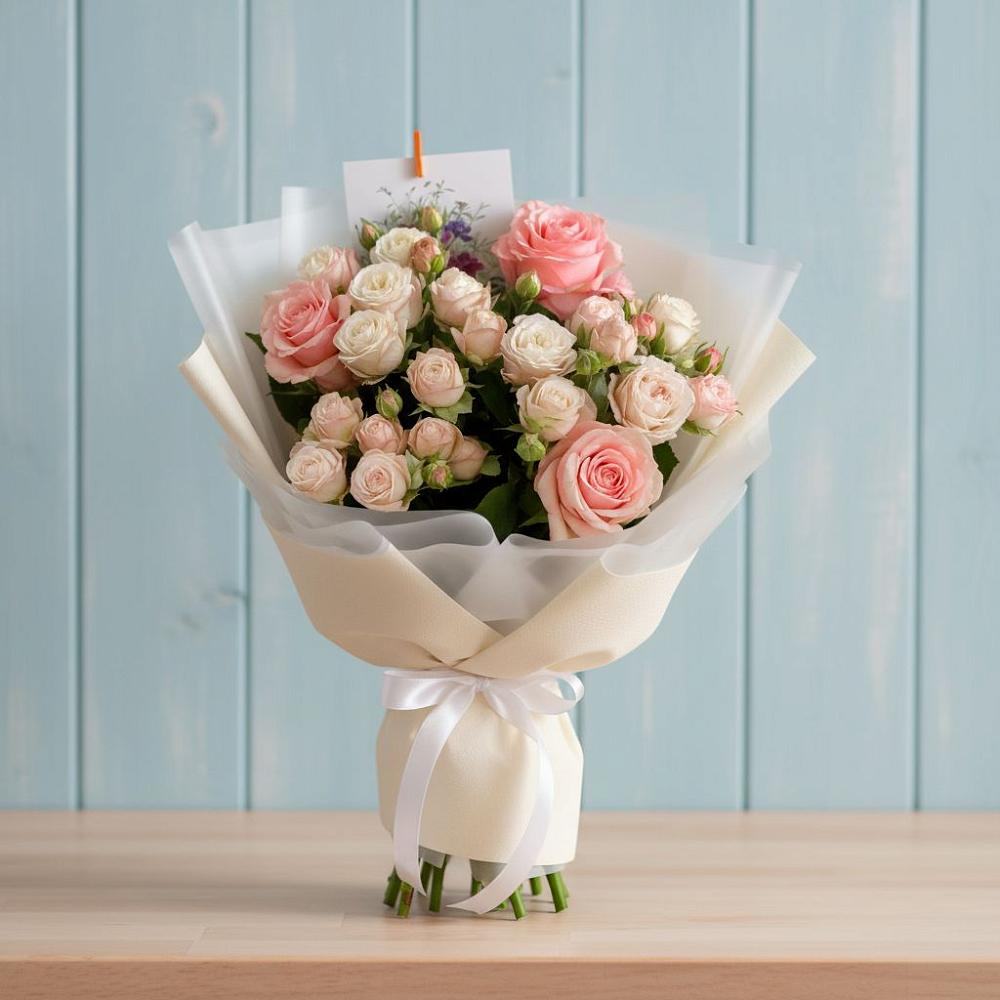 Букет цветов из: Розы в Шабровском