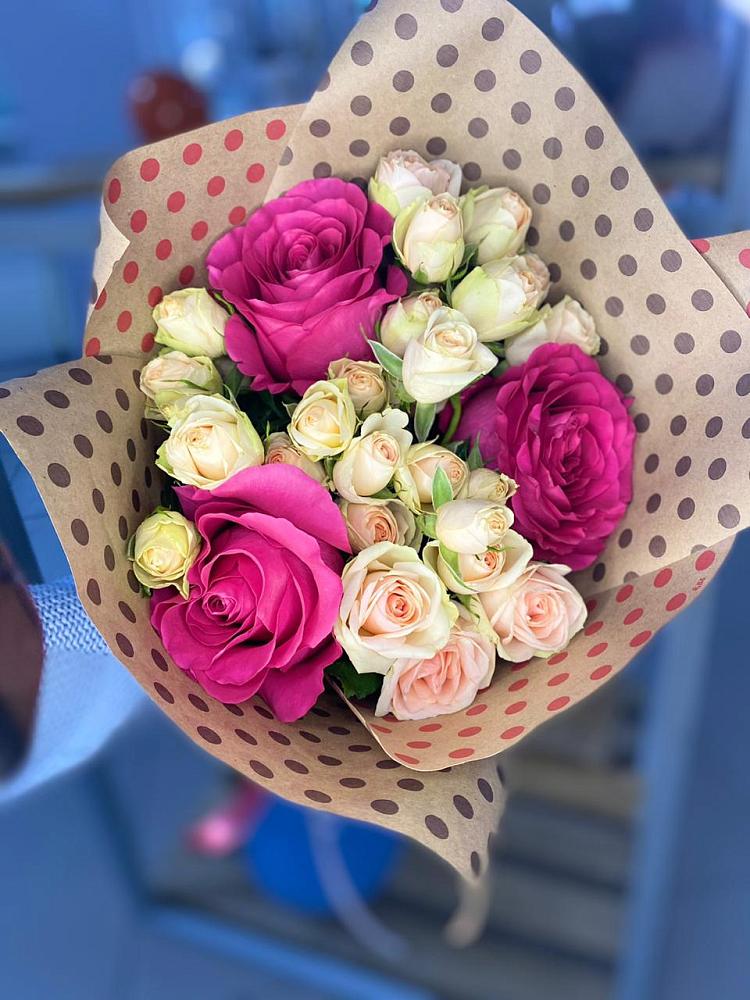 Букет цветов из: Розы в Шабровском