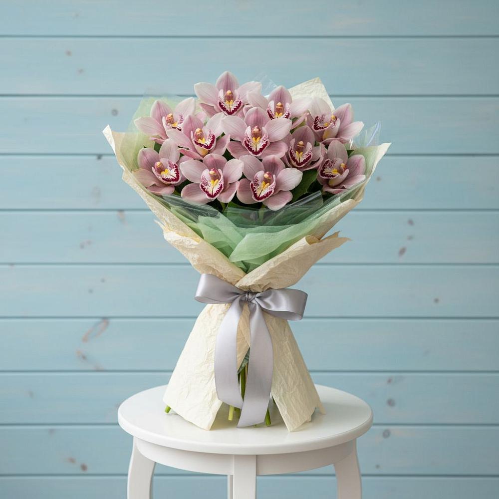 Букет цветов из: Орхидеи и Розы в Шабровском