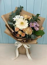 Букет цветов из:  Герберы и Хризантемы в Шабровском