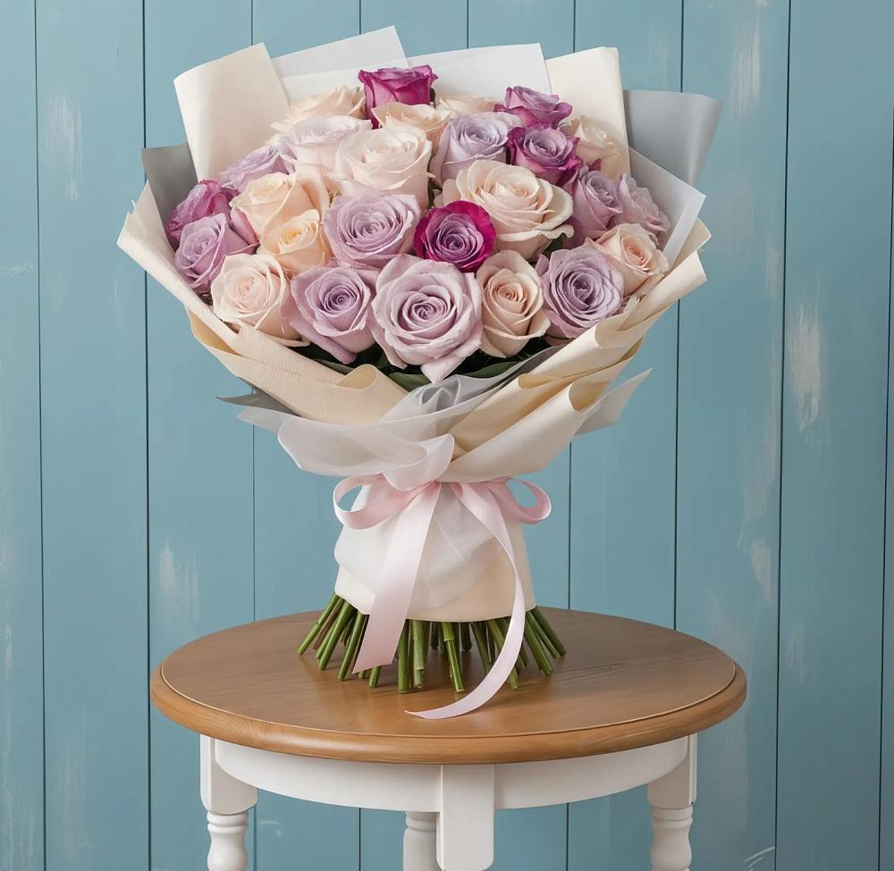 Букет цветов из: Розы в Шабровском