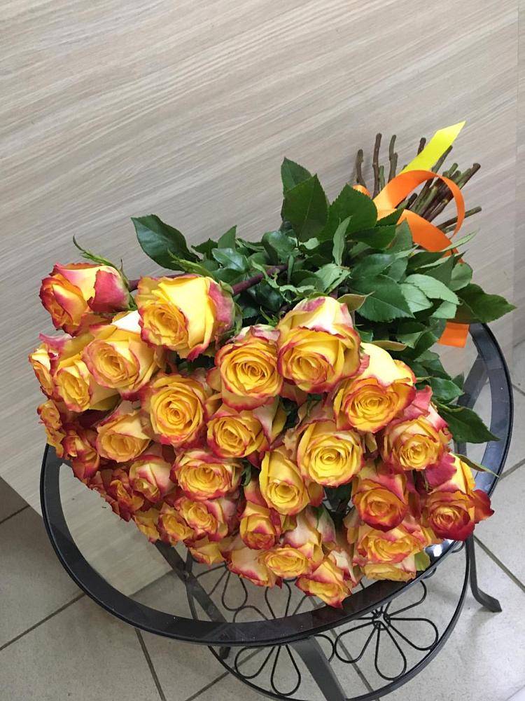 Букет Желтые розы в Шабровском