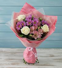 Букет цветов из:  Герберы #REPLACE_PRED# Шабровском
