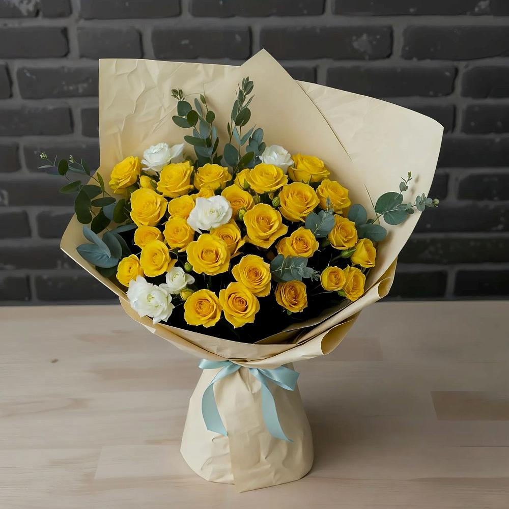 Букет цветов из: Розы в Шабровском