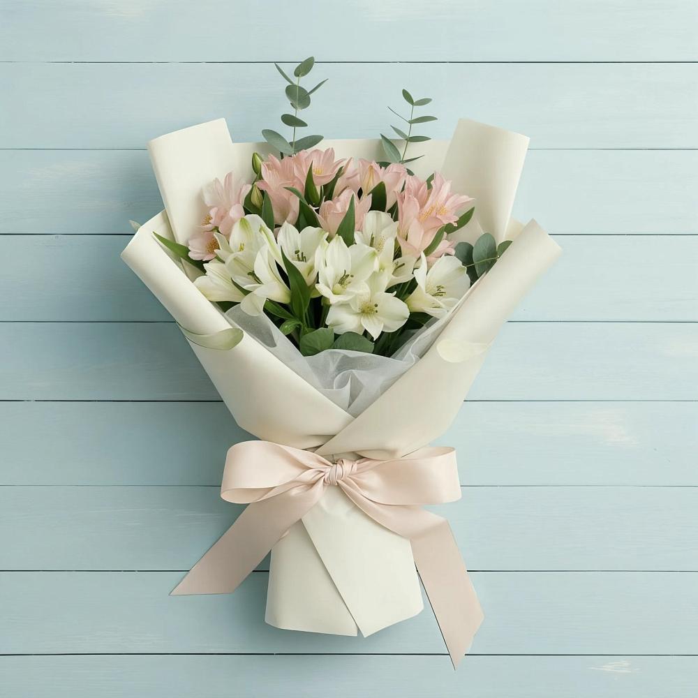 Букет цветов из: Альстромерии в Шабровском