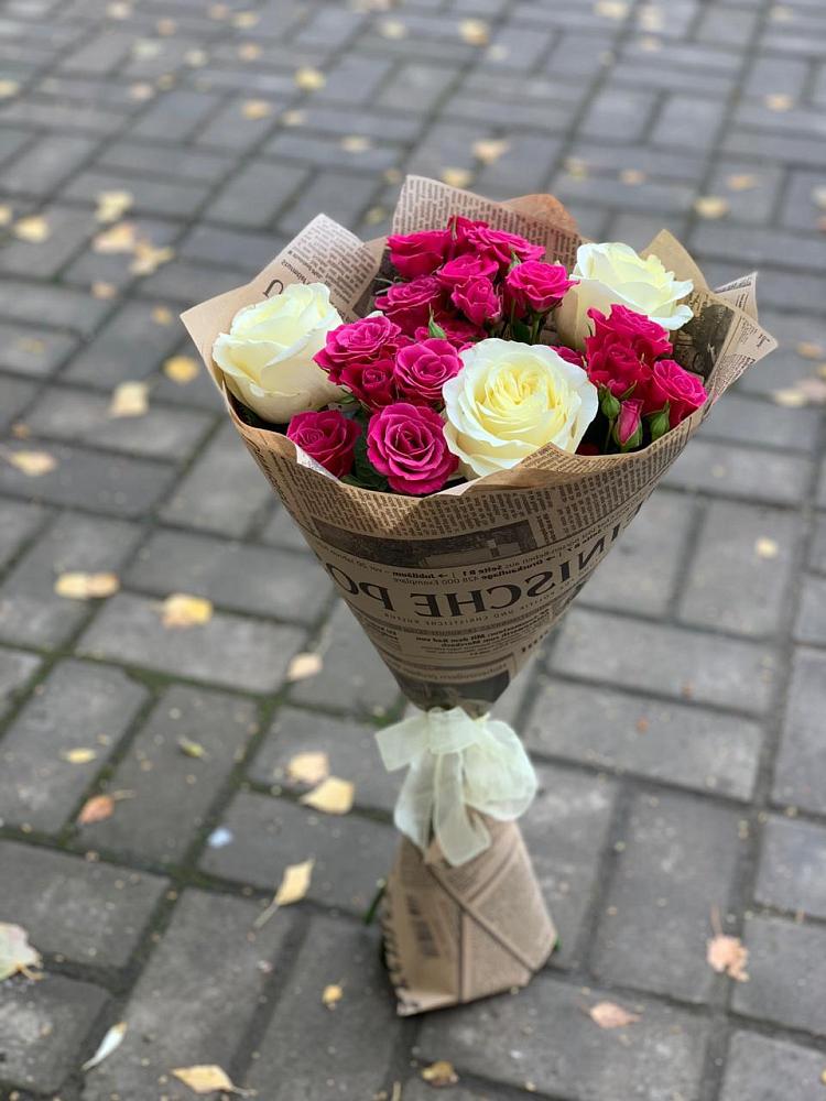 Букет цветов из: Розы в Шабровском