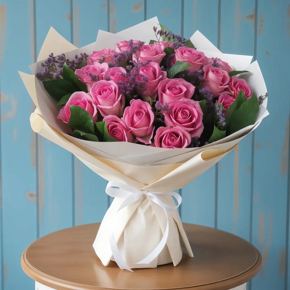 Букет цветов из: Розы в Шабровском