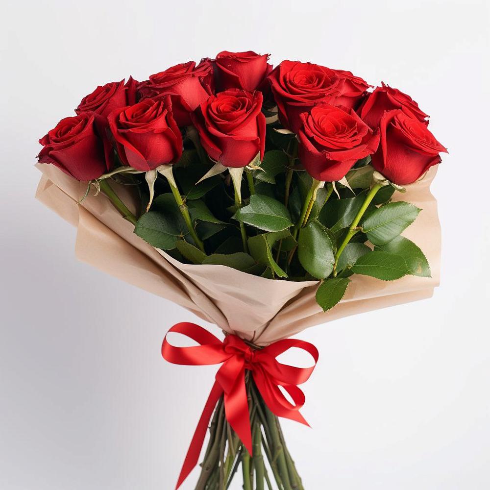 Букет 11 Красных роз Эдлесс Лав в Шабровском