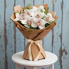 Букет цветов из:  Орхидеи и Розы #REPLACE_PRED# Шабровском